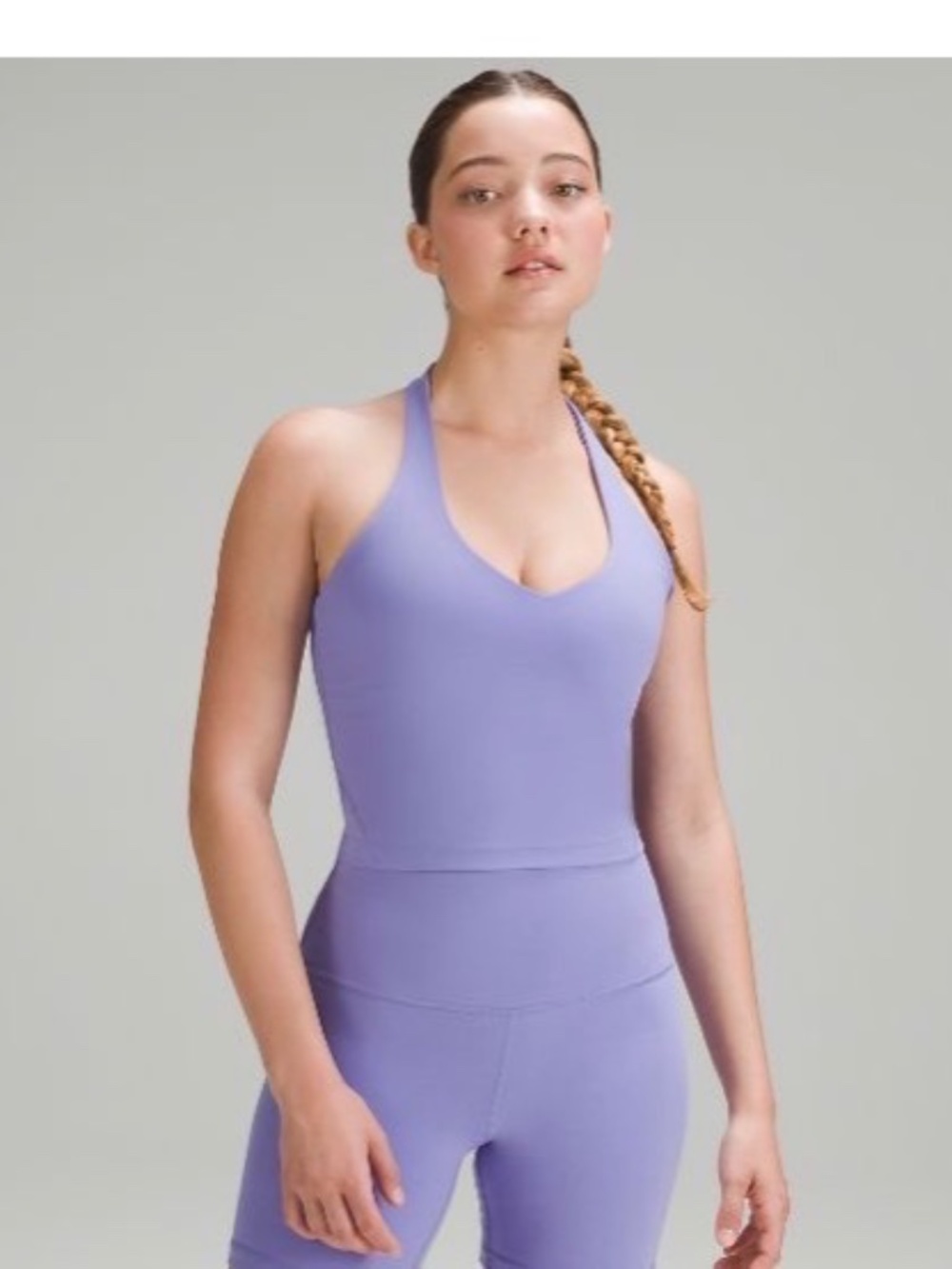 lululemon align halter tank and wunder train hr tight 25" w/ pockets